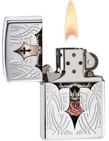Custom Personalized ZIPPO Classic Skulls Designs Windproof Oil Lighter Engraving (ZL 28874)