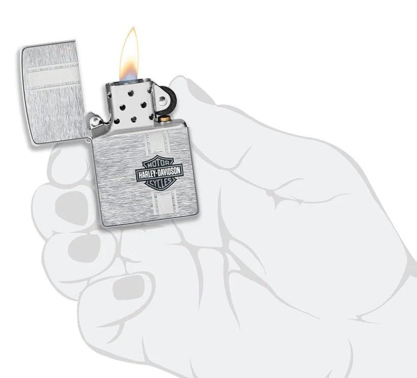 Personalized Clasic Zippo Harley-Davidson Windproof Oil Lighter Free Engraving (49828) - Christmas, Halloween & Valentines Day Gift