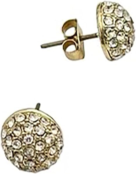 Disco Ball Stud Earring - Gold