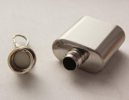 Gifts Infinity 2 size of Stainless Steel Brushed and Polished Keychain Flask