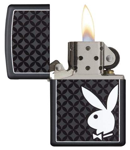 Custom Personalized Classic Zippo Playboy Oil Windproof Lighter Free Engraving (29578) - Christmas, Halloween & Valentines Day Gift