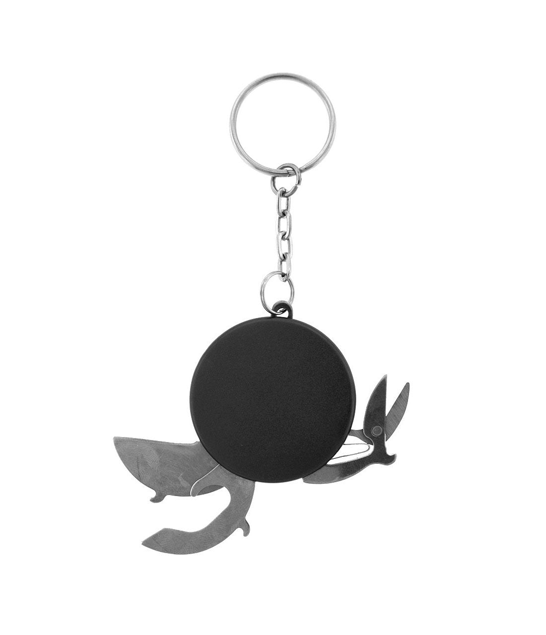 Personalized Orbit Multi - Tool Key chain Free Engraving. (Black)