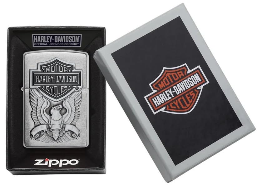 Personalized Zippo Harley-Davidson Windproof Oil Lighter Engraving - Christmas, Halloween & Valentines Day Gift (284.039)