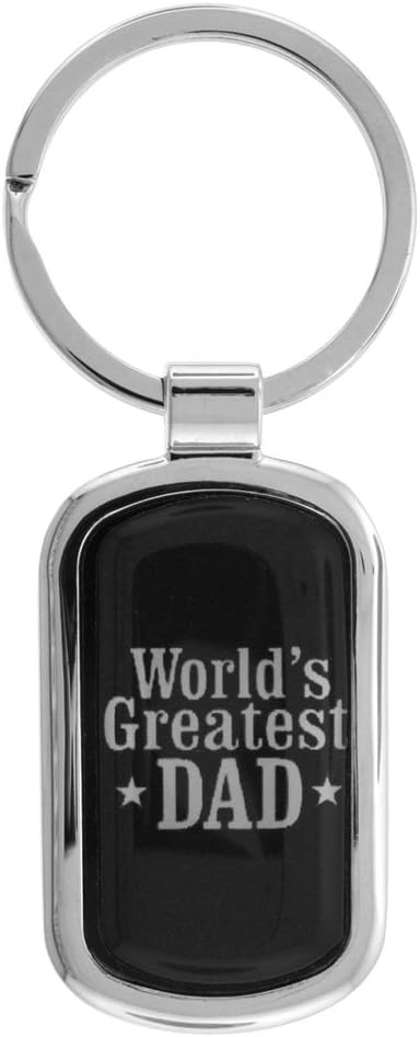 Gifts Infinity® Personalized Keychains for Men or Women, Deep Engraved Metal Keychain