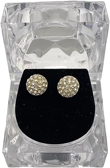 Disco Ball Stud Earring - Gold