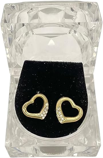 Heart Shape Stud Earrings (GD-3)