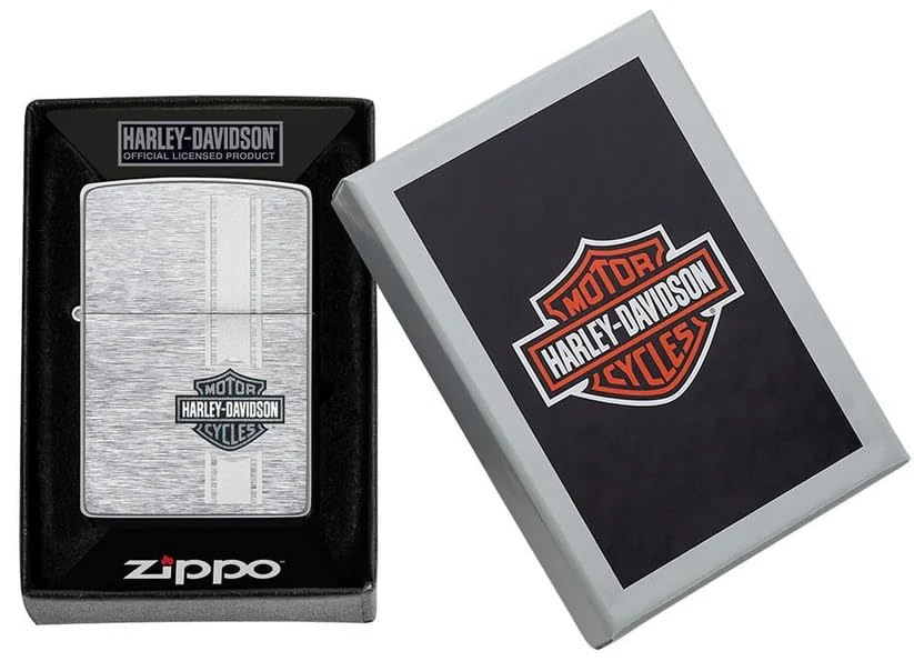 Personalized Clasic Zippo Harley-Davidson Windproof Oil Lighter Free Engraving (49828) - Christmas, Halloween & Valentines Day Gift