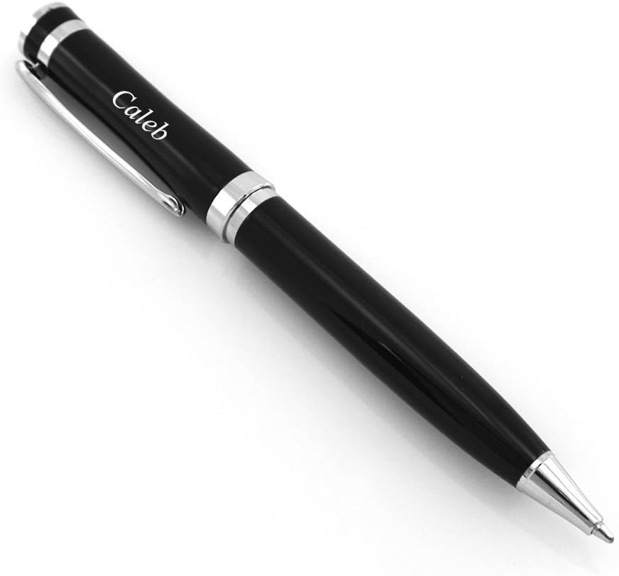 Executive Personalized Metal Ball Point Pen Black #2 - Free Engraving