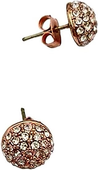 Disco Ball Stud Earring - Rose Gold