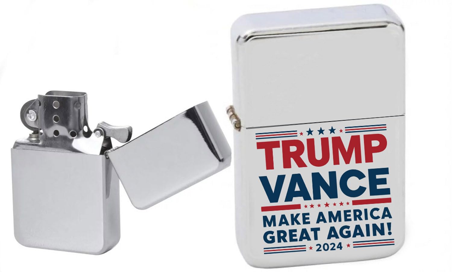 Donald Trump Collection Make America Great Again Collectible Black Windproof Oil Lighters! (LT-10)