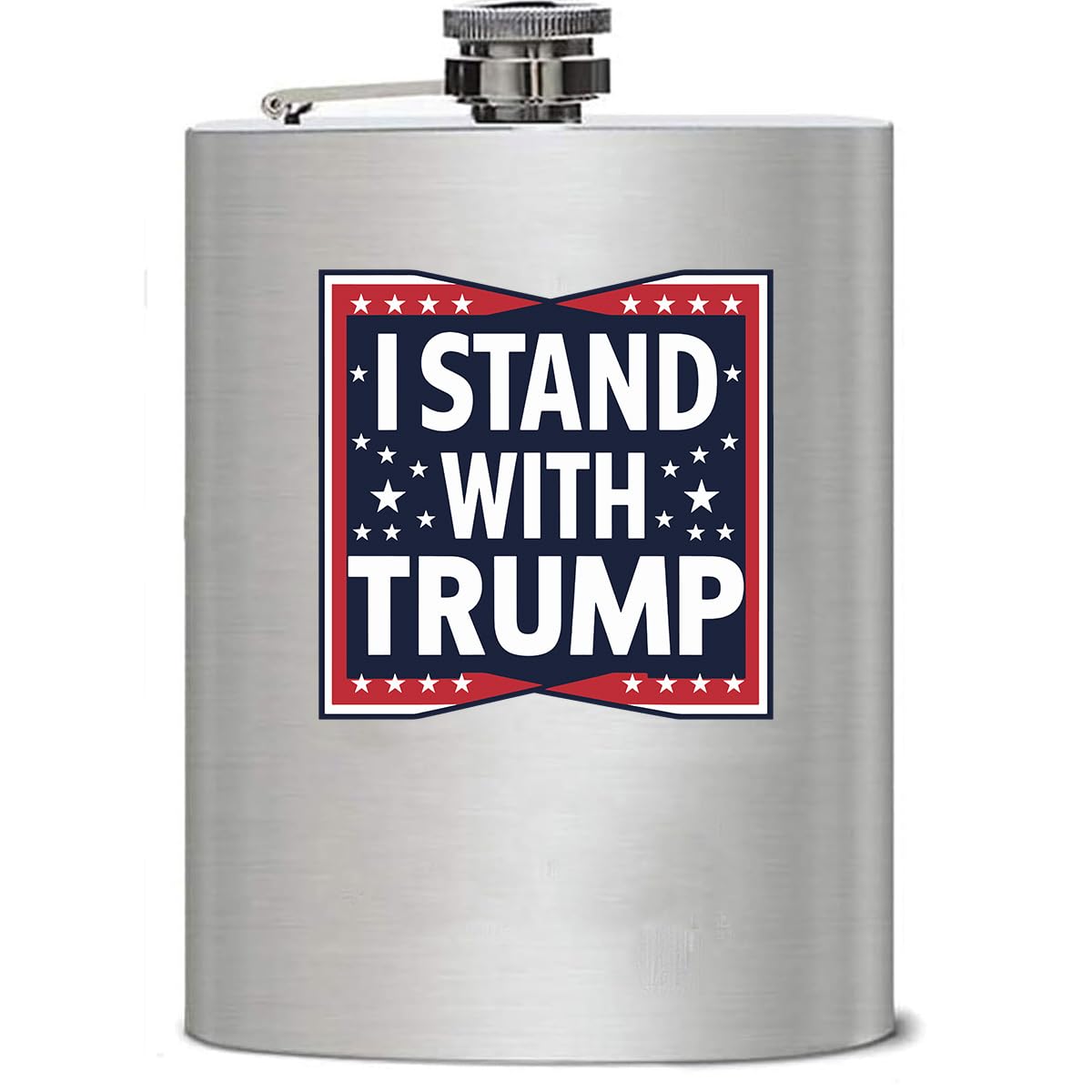 Gifts Infinity 8oz Satinless Steel Flask Donald Trump Collectibles Flask (TF-17)