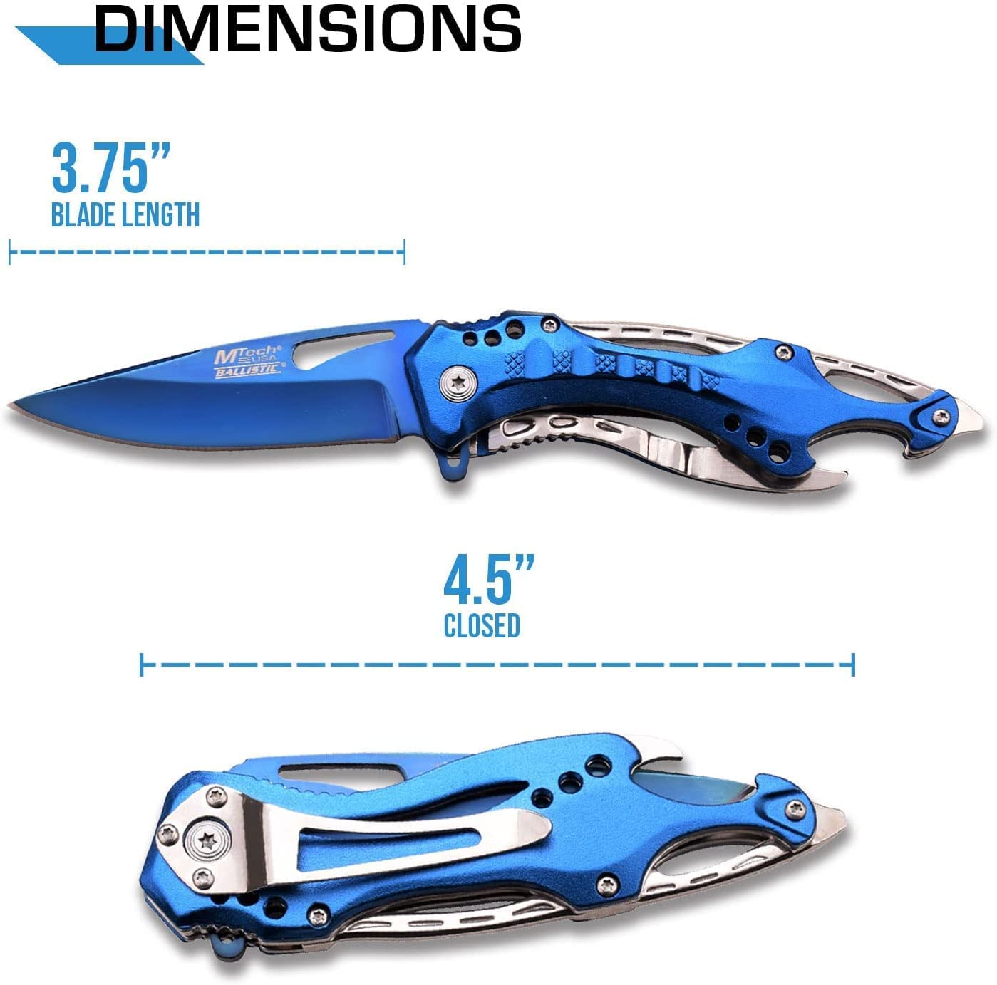 Personalized Laser Engraved Stainless Steel Blade & High Durability Pocket Knife