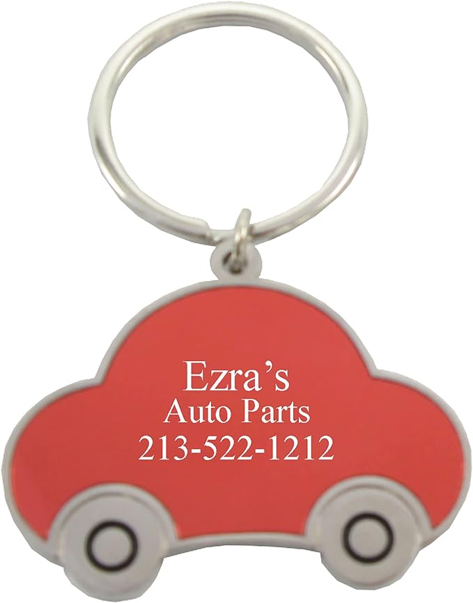 GIFTS INFINITY Custom Personalized Car Keychain - Free Laser Engraving