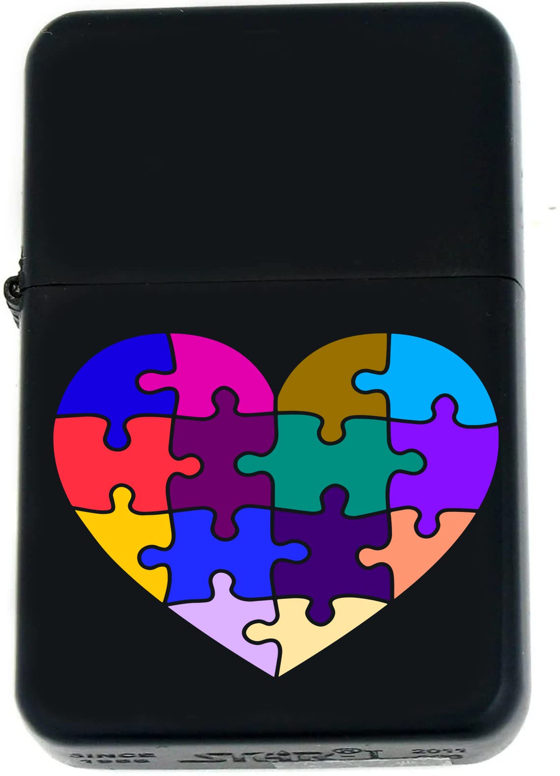 Custom s Infinity Matt Black Lighter! Personalize Lighter with LGBTQ Rainbow Pride and Text (PD-25) - Christmas, Halloween & Valentines Day Gift