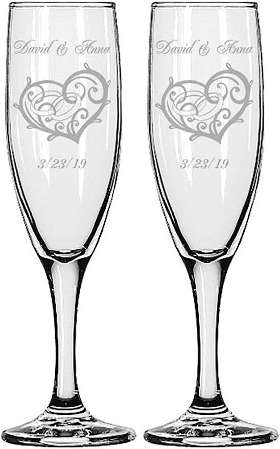 Set of 2 Toasting Glasses