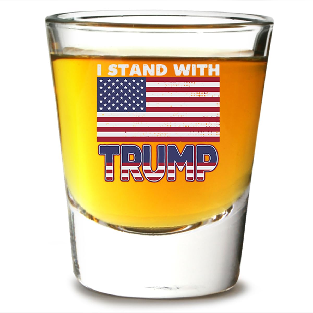 GIFTS INFINITY 1.5oz Whiskey Shot Glasses Donald Trump Collection Make America Great Again. (SG-19)