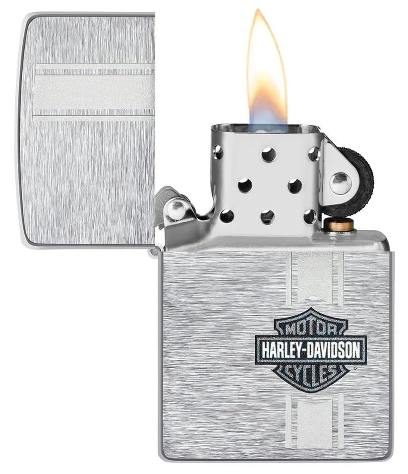 Personalized Clasic Zippo Harley-Davidson Windproof Oil Lighter Free Engraving (49828) - Christmas, Halloween & Valentines Day Gift