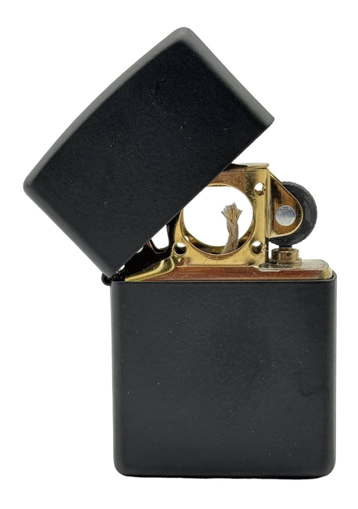 Personalized ZIPPO Classic Pipe Windproof Oil Lighter Engraving (Black/Gold)