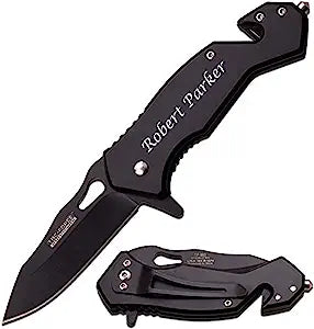 Stainless Steel Pocket Glass Breaker Knife