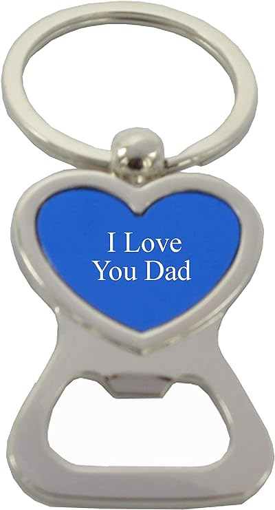 GIFTS INFINITY Custom Personalized Heart Love Forever Bottle Opener Keychain - Free Laser Engraving