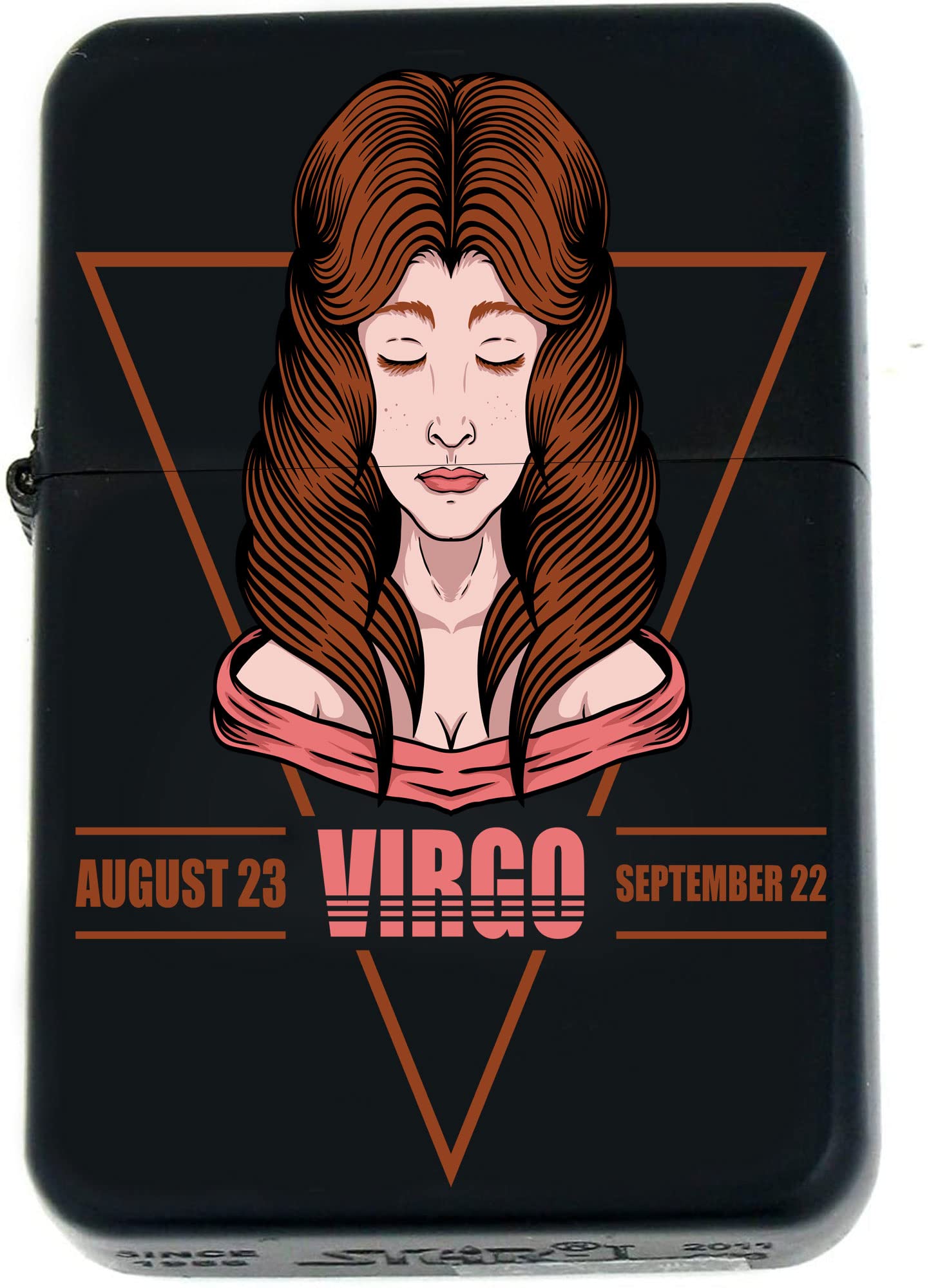 Zodiac Signs, Horoscope Symbols, Astrology Icons Collection s Infinity Black Matt Windproof Lighters!…(Virgo) - Christmas, Halloween & Valentines Day Gift