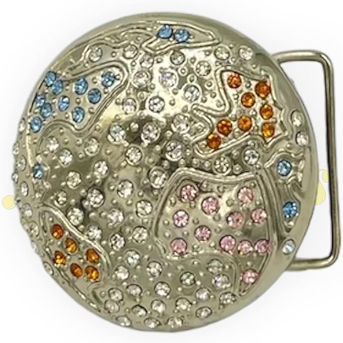 Hip Hop Iced Belt Buckle (World)