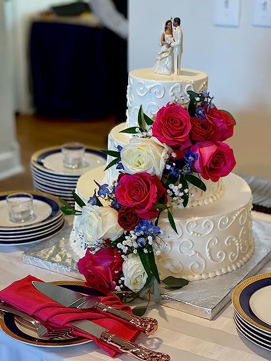 Personalized Rose Gold Wedding Cake Knife