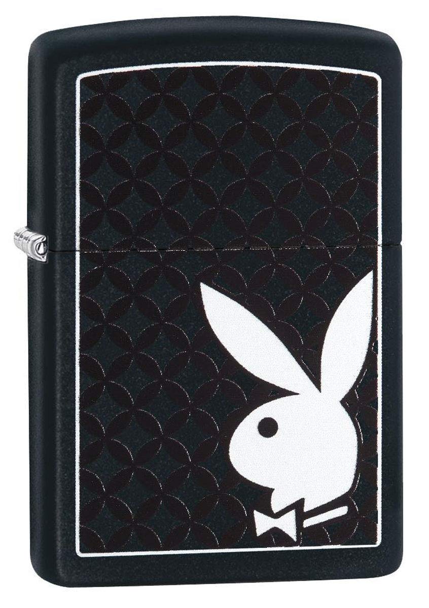 Custom Personalized Classic Zippo Playboy Oil Windproof Lighter Free Engraving (29578) - Christmas, Halloween & Valentines Day Gift