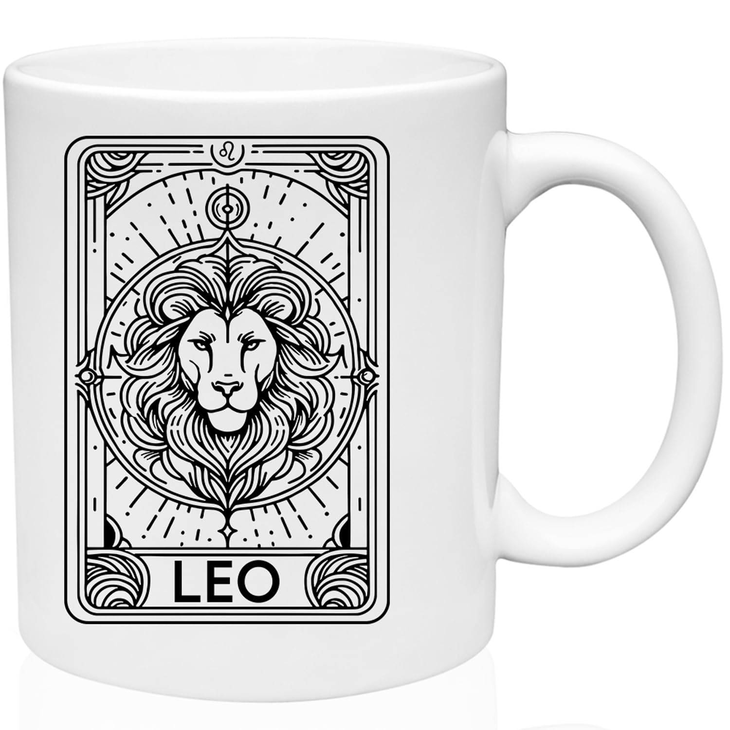 GIFTS INFINITY Zodiac, Horoscope Signs Available 11 oz. Traditional Ceramic Custom Mugs (Leo)