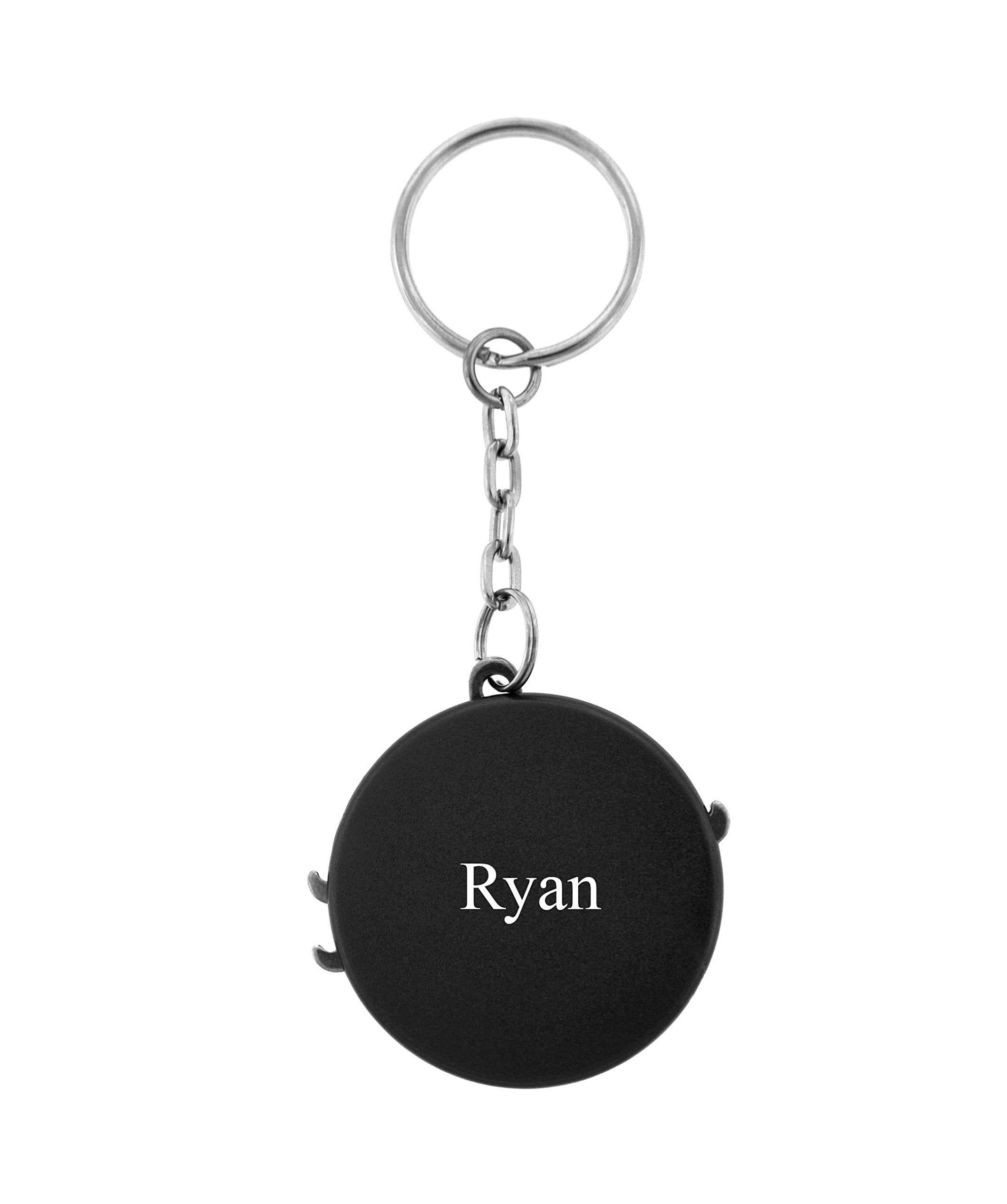Personalized Orbit Multi - Tool Key chain Free Engraving. (Black)