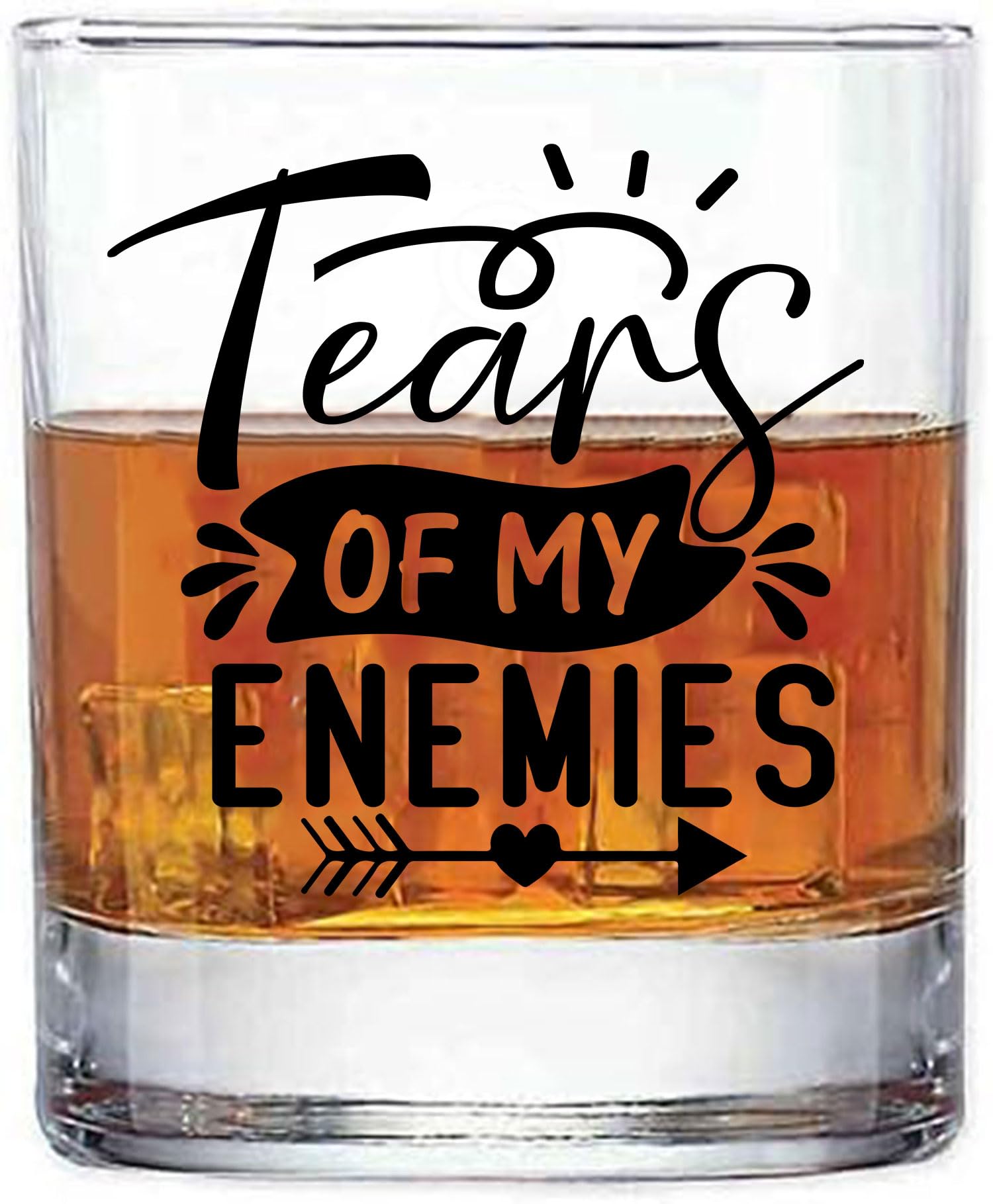 GIFTS INFINITY Alcohal Drinking Qoutes Funny Sayings Double 11oz Old Fashioned Glasses UV Printed. (D-26)