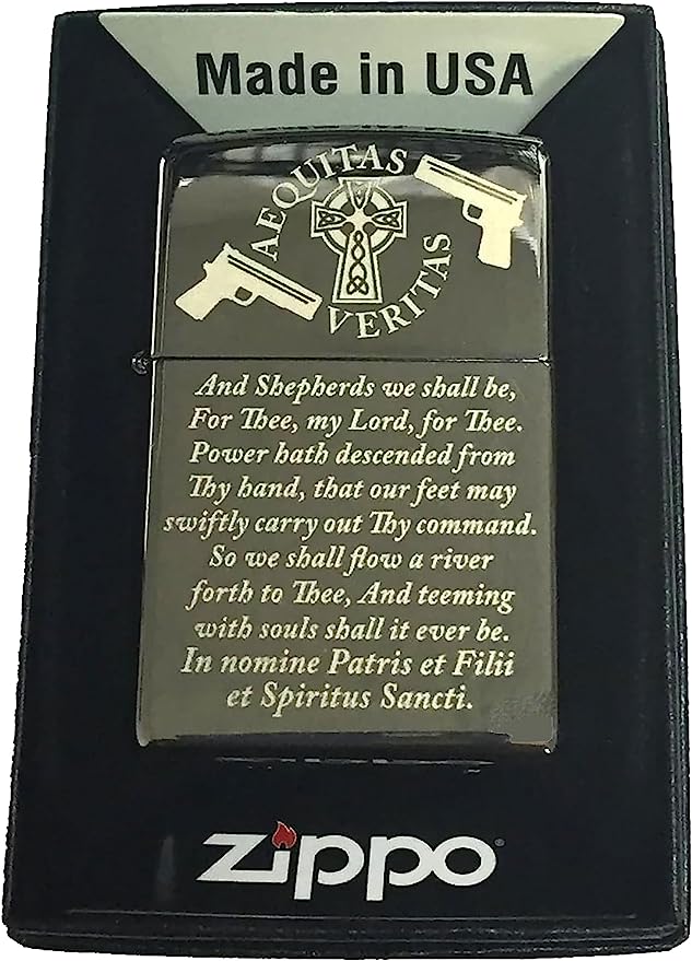 Saints Prayer Zippo Lighter