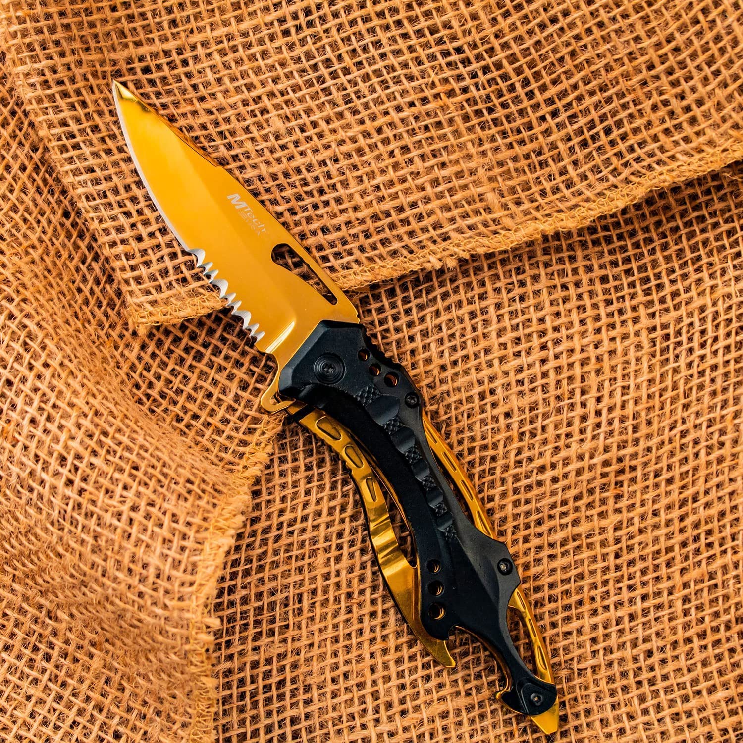 GIFTS INFINITY - 4.5" Closed Blue Steel Personalized Laser Engraved Pocket Knife