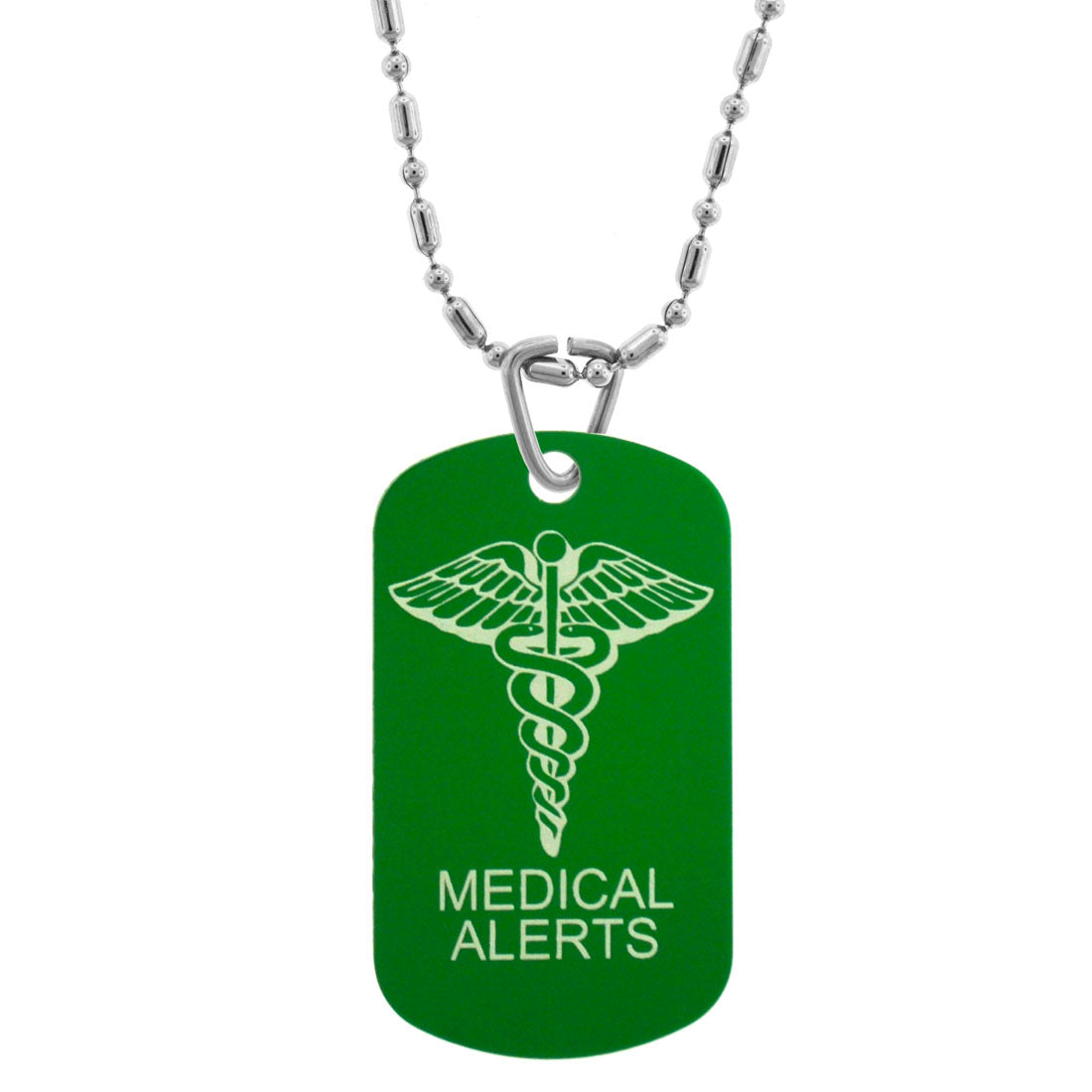 GIFTS INFINITY Custom Engraved Personalized Medical Alert ID Dog Tag, Pendants, Necklace