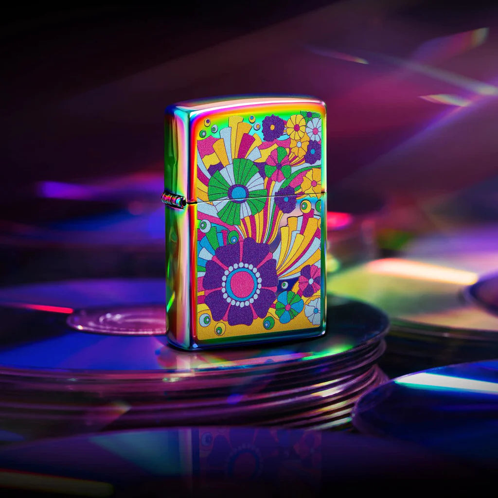 Zippo Vintage Flowers Design Multi Color lighter