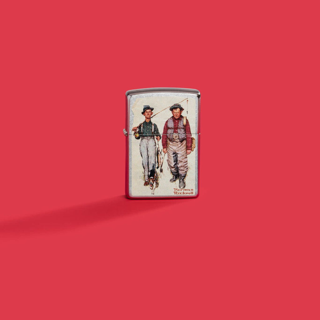 Zippo Norman Rockwell Design Lighter