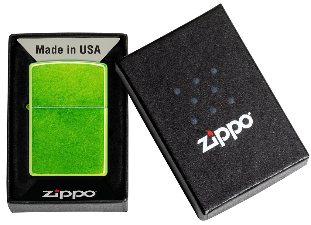Zippo Classic Lurid Design the Electrifying Lurid Finish
