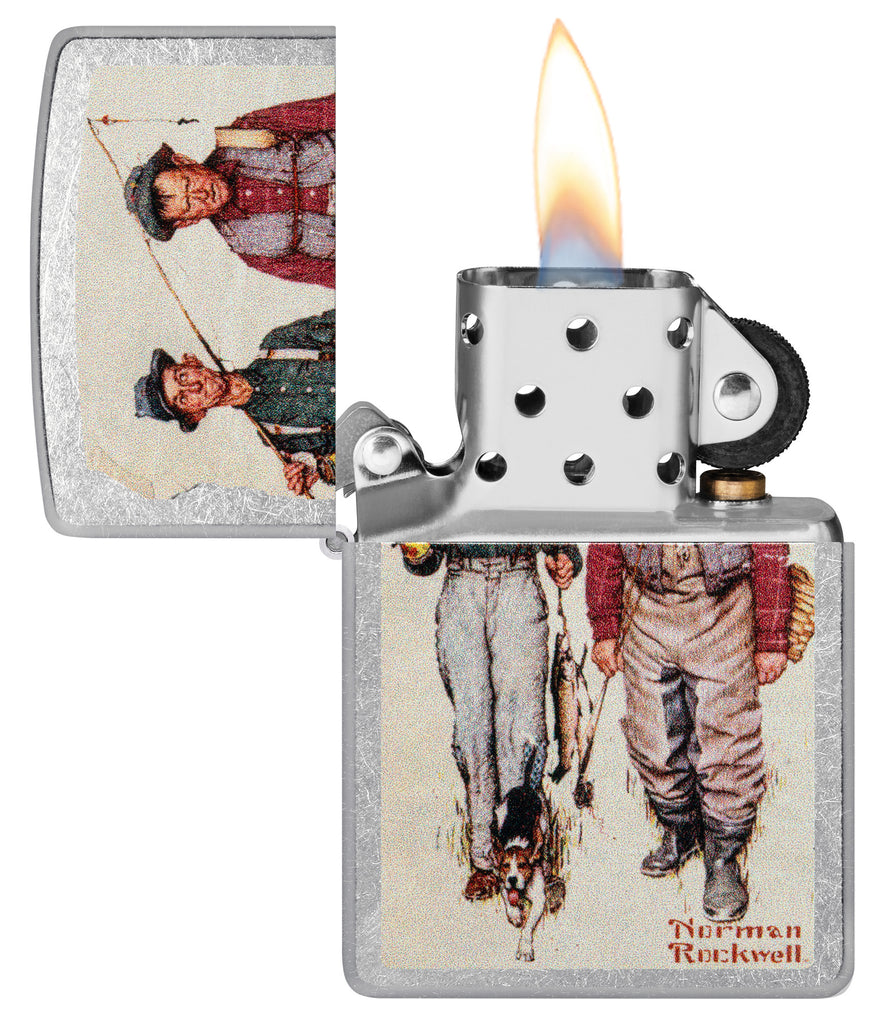 Zippo Norman Rockwell Design Lighter