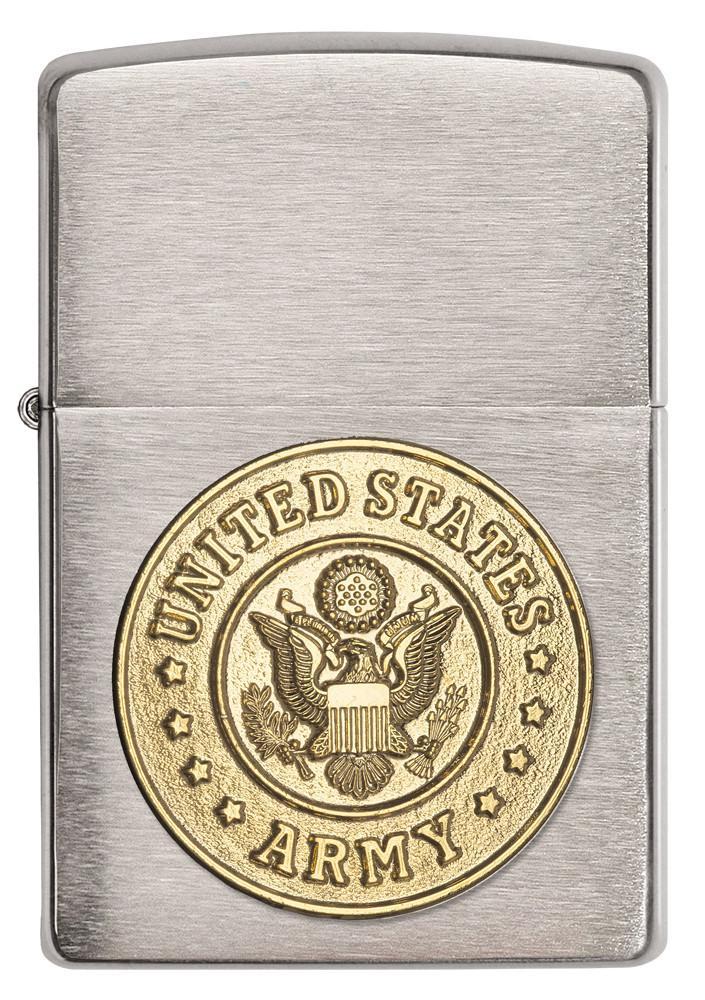 280ARM, United States Army Bronze Seal, Emblem on Brushed Chrome Finish