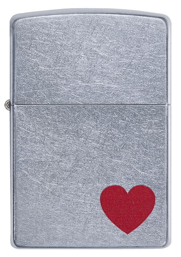 29060, Red Heart Love Design, Color Image, Street Chrome Finish, Classic Case