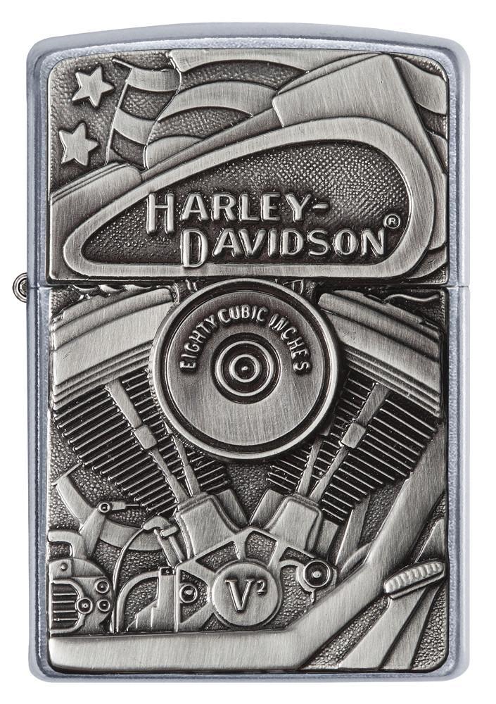 29266, Harley-Davidson Engine, Emblem, Street Chrome, Classic Case