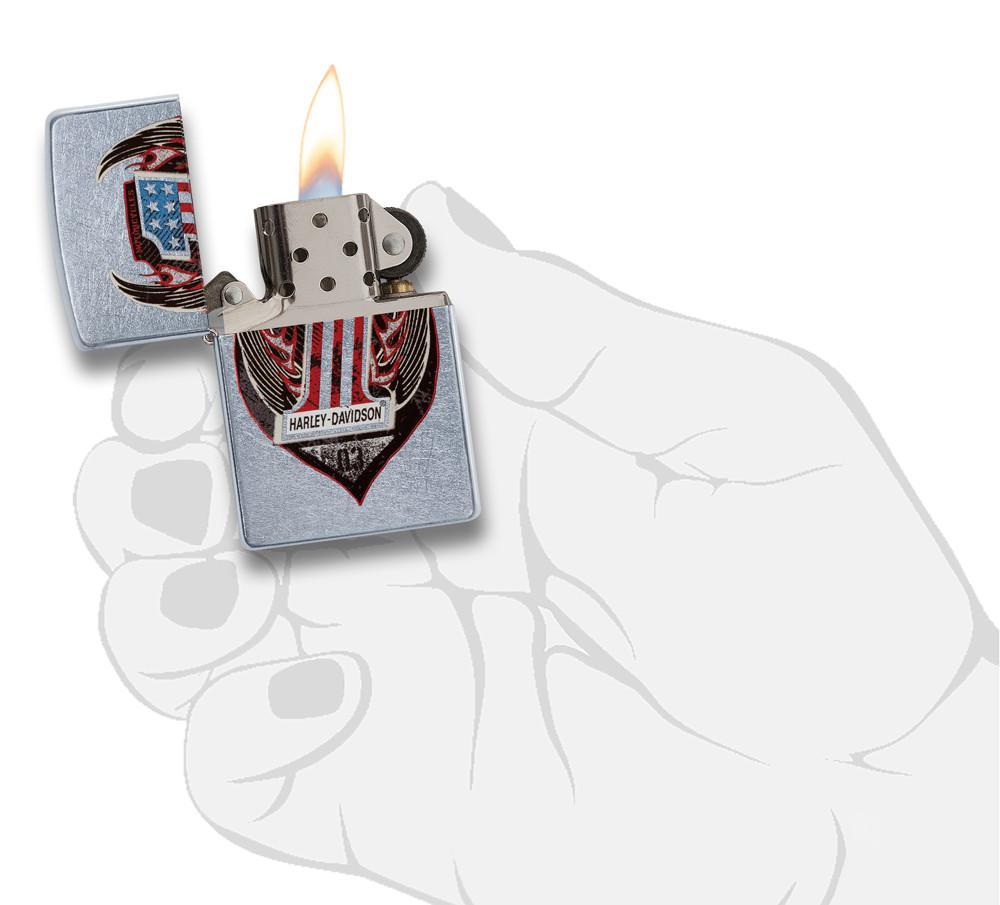 29347, Harley-Davidson Rider, Color Image, Street Chrome, Classic Case