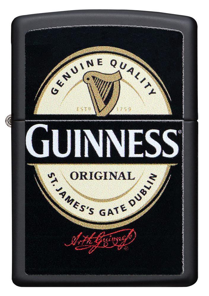 Guinness Black Matte Lighter