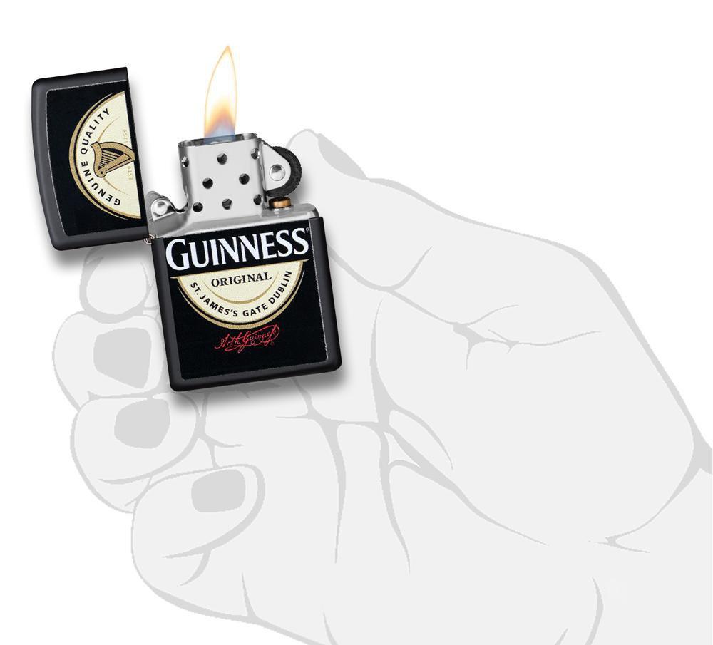 Guinness Black Matte Lighter
