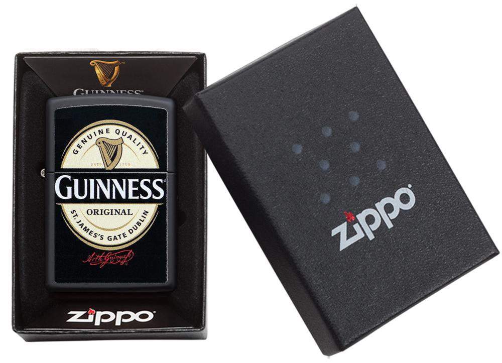 Guinness Black Matte Lighter