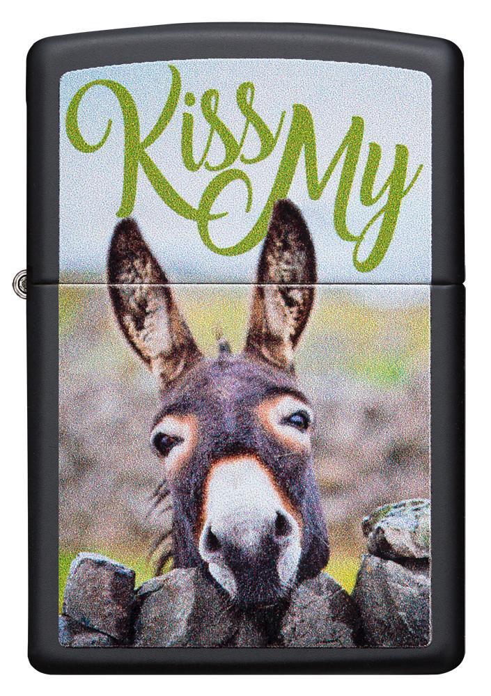 Kiss My Donkey Design Lighter