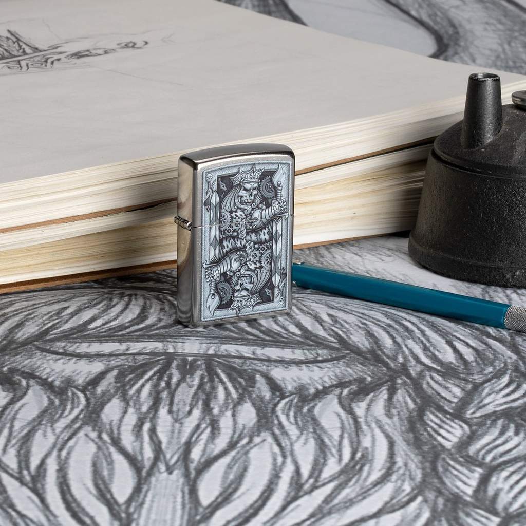 Steampunk King Spade Lighter