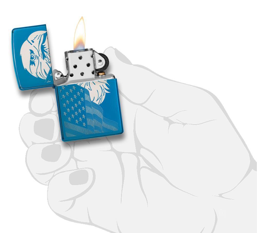 High Polish Blue Eagle and Flag