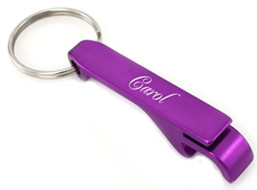 Personalized Bottle Opener Keychain - Free Laser Engraving