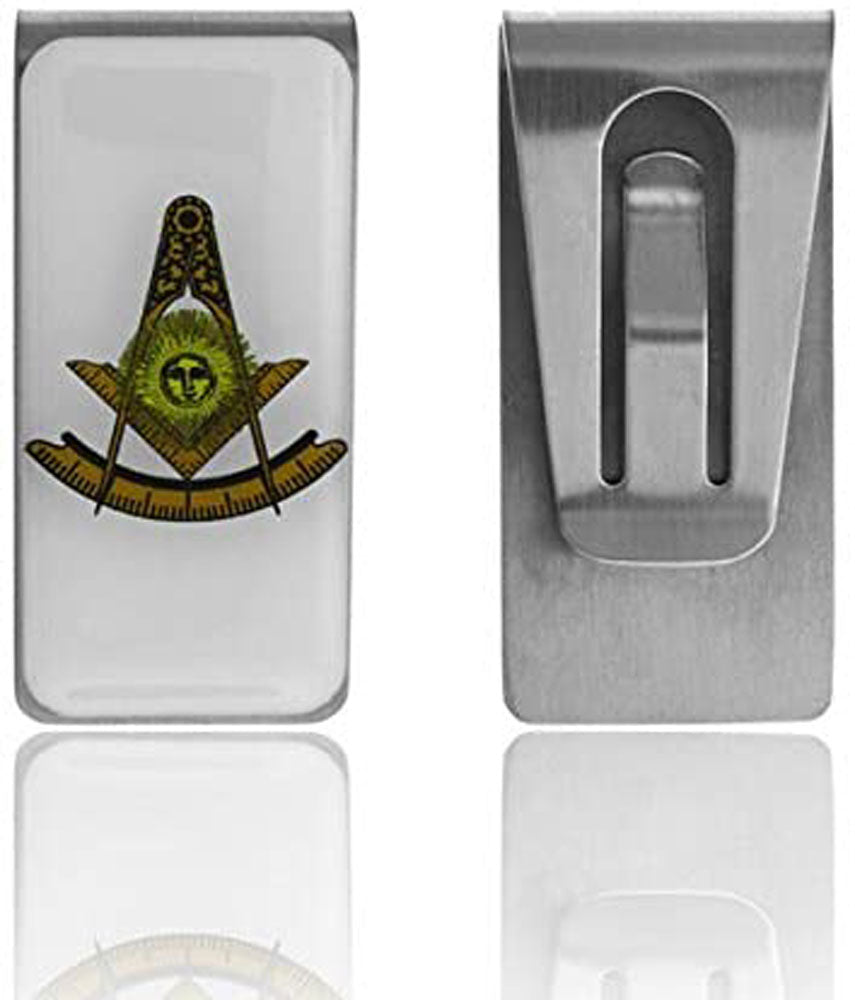 Mason/Masonic-G Past Master Metal Money Clip